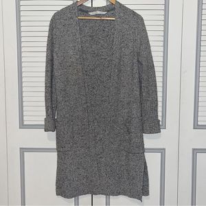 Athleta Oversized Wool Blend Cardigan Grey Size Small